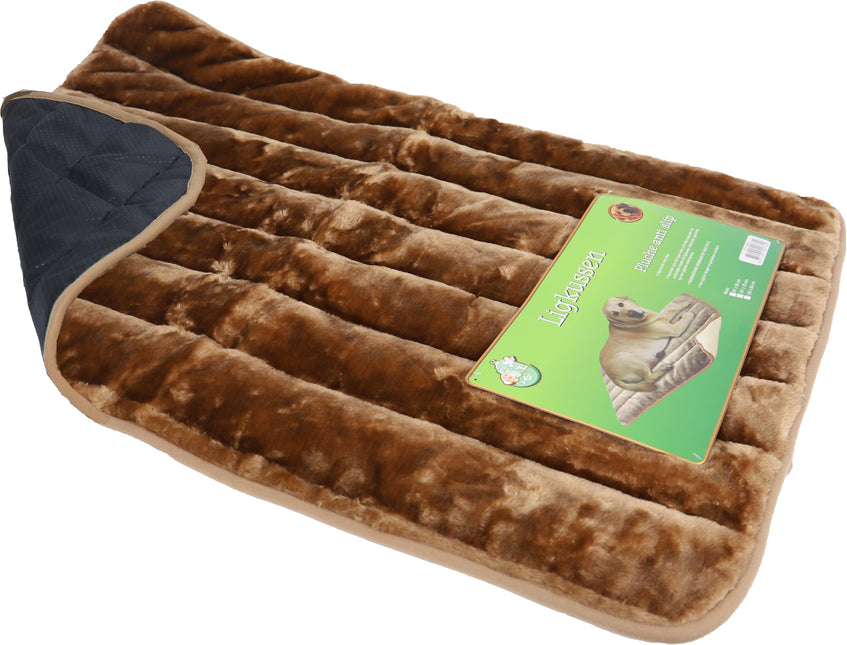 AnimalstoreXL Boon Ligkussen Pluche A. Slip Bruin 107x70cm