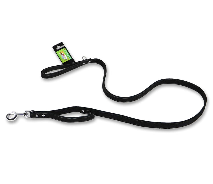 AnimalstoreXL Boon Lijn Me Soft Zwart Grijs 20mm 150cm