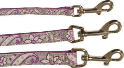 AnimalstoreXL Boon Lijn Nylon PU Reflect. Paars 10mm 130cm