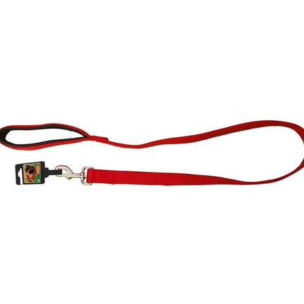 AnimalstoreXL Boon Lijn Nylon Sp enkel Rood 15mm 130cm