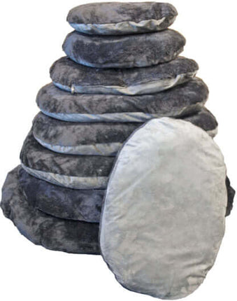 AnimalstoreXL Boon Ligkussen met Rits Antraciet Grijs 38cm