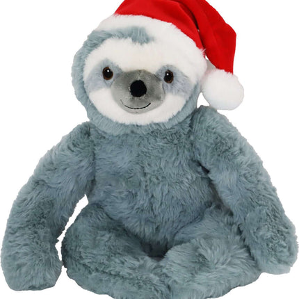 Boon Luiaard Plüsch mit Weihnachtsmütze Grau 32cm - 40cm