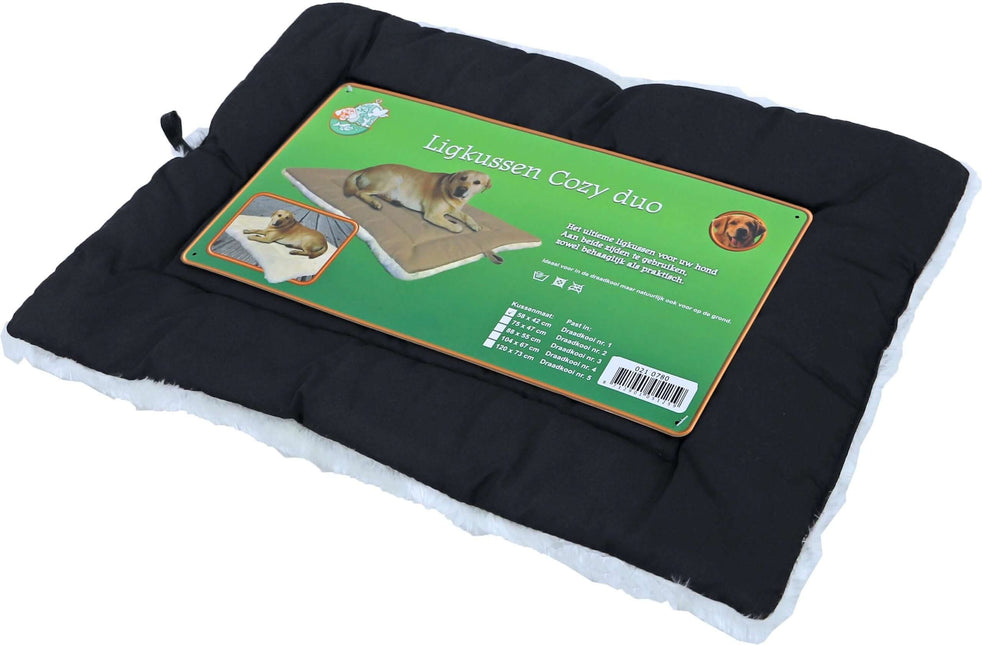 AnimalstoreXL Boon Ligkussen Cozy Duo Antr. Wit 58x42cm