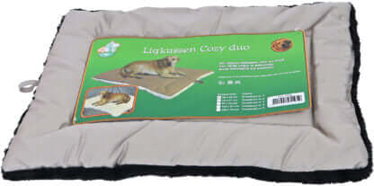 AnimalstoreXL Boon Ligkussen Cozy Duo Beige Zw. 58x42cm
