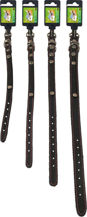 AnimalstoreXL Boon Naamhalsband Soft Gest. Zw Rz. 12mm 35cm