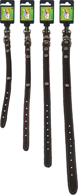 AnimalstoreXL Boon Naamhalsband Soft Gest. Zw Rz. 12mm 35cm