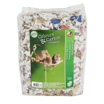 AnimalstoreXL Boon Nestmateriaal Eco Colours&Carton 665gr