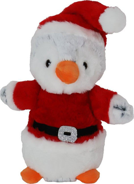 AnimalstoreXL Boon Pinguin Pluche met Kerstpak Zw Wit 32cm