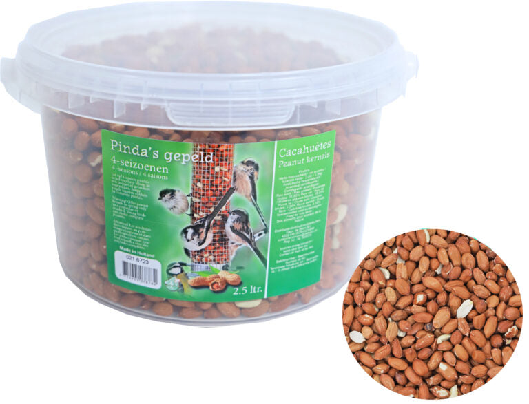 AnimalstoreXL Boon Pindas Gepeld 4-Seizoenen Emmer 2.5 liter