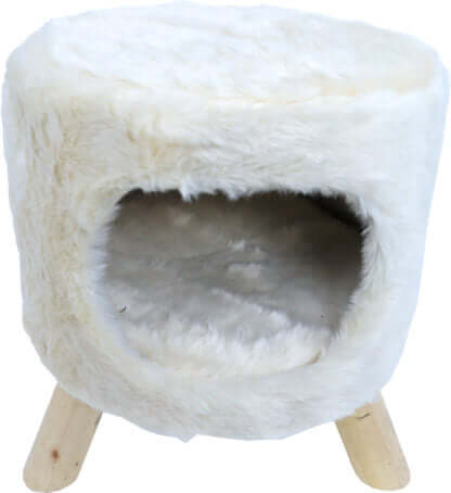 Boon Poef Rund mit Loch Plüsch 42x50cm