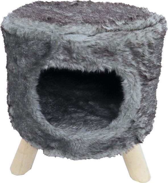 Boon Poef Rund mit Loch Plüsch 42x50cm