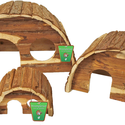 AnimalstoreXL Knaagdierhuis Halfrond Natural L 36cm