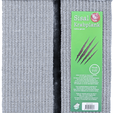 AnimalstoreXL Boon Krabplank Sisal met Catnip Hoekmodel 23x52cm