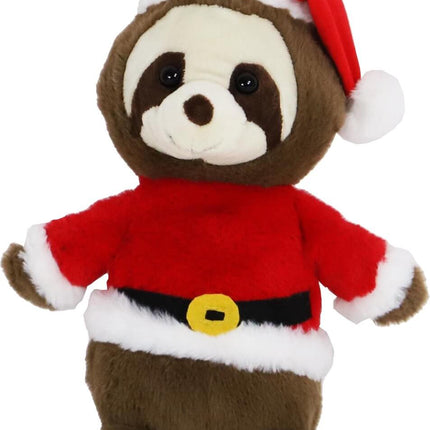 AnimalstoreXL Boon Luiaard Pluche met Kerstpak Bruin 32cm