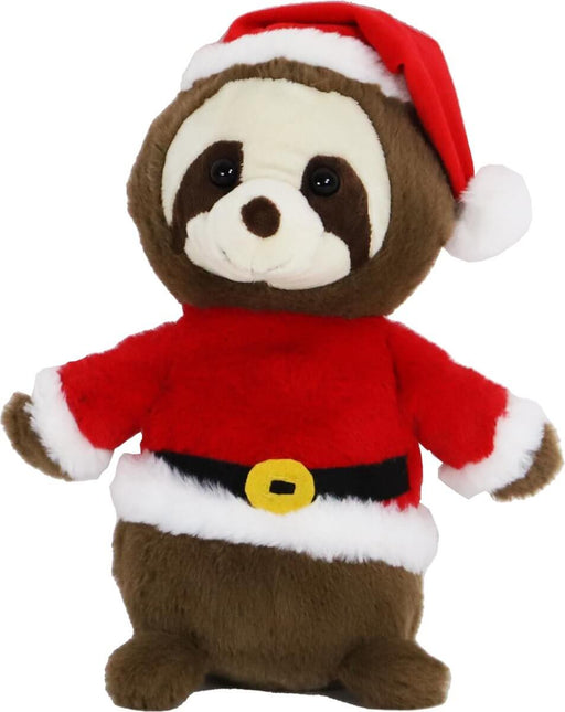 AnimalstoreXL Boon Luiaard Pluche met Kerstpak Bruin 32cm