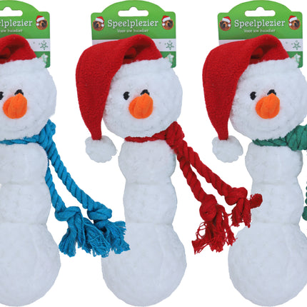 AnimalstoreXL Boon Sneeuwpop Pluche met Kerstmuts Ass. 35cm