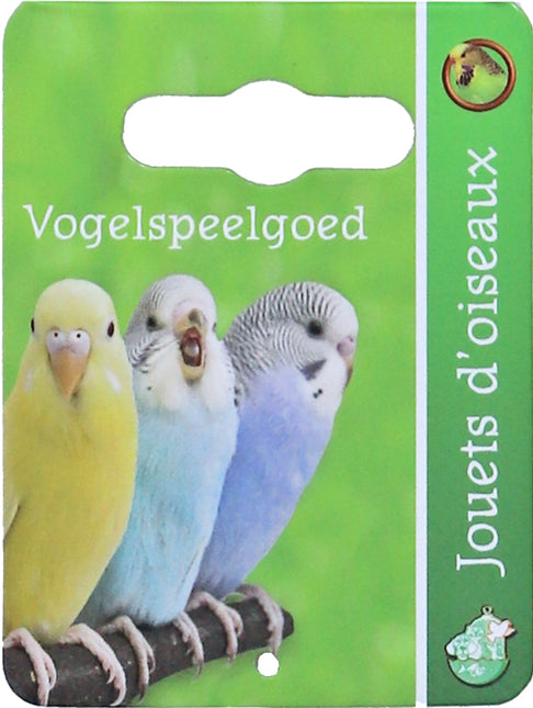 AnimalstoreXL Boon Touwladder met Houten Klos met Met. Bel 30cm