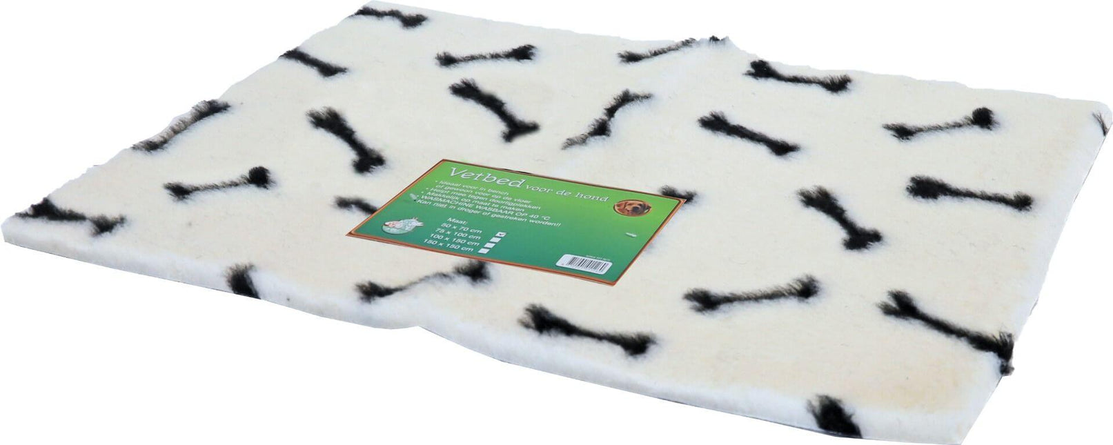 AnimalstoreXL Boon Vetbed Beige met Bot 50x70cm