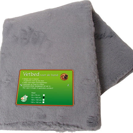 AnimalstoreXL Vetbed Grijs 75x100cm