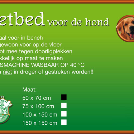 AnimalstoreXL Boon Vetbed Grijs 50x70cm