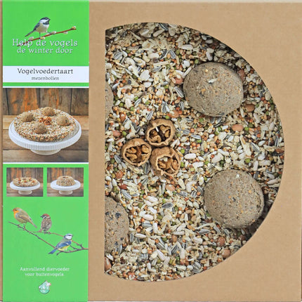 AnimalstoreXL Boon Voedertaart met Mezenbollen 24cm