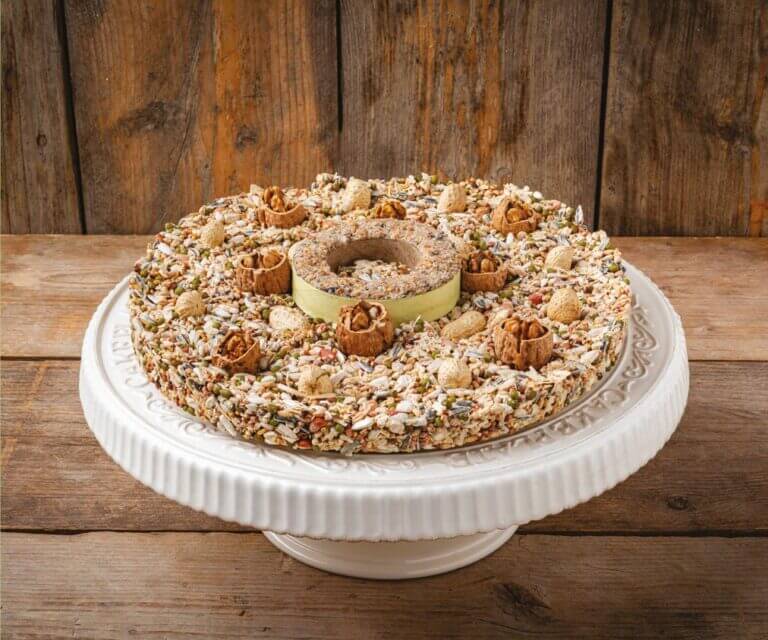 AnimalstoreXL Boon Voedertaart met Vetring 24cm