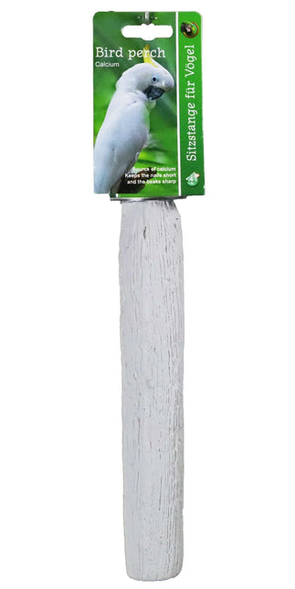 AnimalstoreXL Boon Zitstok Calcium Wit met Schroefdraad 24,5cm