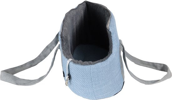 AnimalstoreXL Boony Draag tas Linnenlook met Draagband 46cm