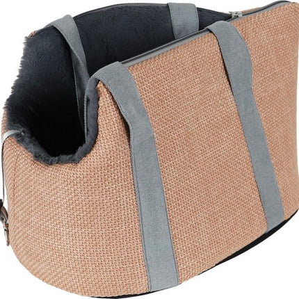 AnimalstoreXL Boony Draag tas Linnenlook met Draagband 46cm