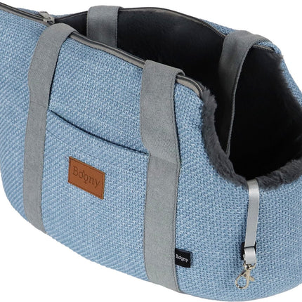 AnimalstoreXL Boony Draag tas Linnenlook met Draagband 46cm