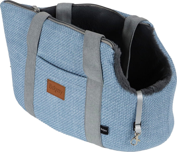 AnimalstoreXL Boony Draag tas Linnenlook met Draagband 46cm