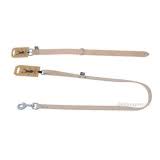 Boony Est1941 Halsband Leder Sand 12mm 30cm