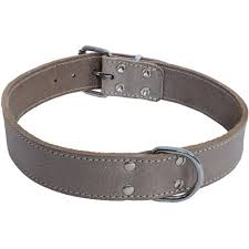 Boony Est1941 Halsband Leder Sand 10mm 25cm