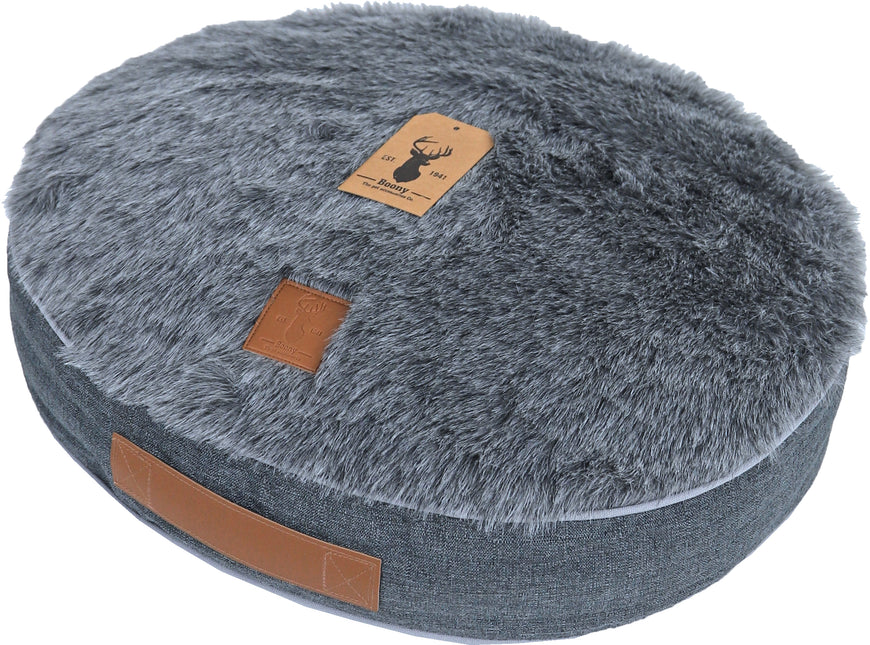 AnimalstoreXL Boony Est1941 Dubbelzijdig Kussen 'Dreamer Badger Grey' 55x45cm