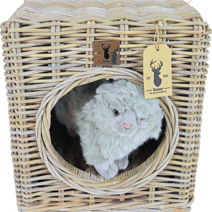 AnimalstoreXL Boony Est1941 Hocker Rotan 40x40x45cm