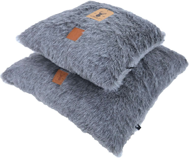 AnimalstoreXL Boony Est1941 Ligkussen Badger Grey 37x37cm