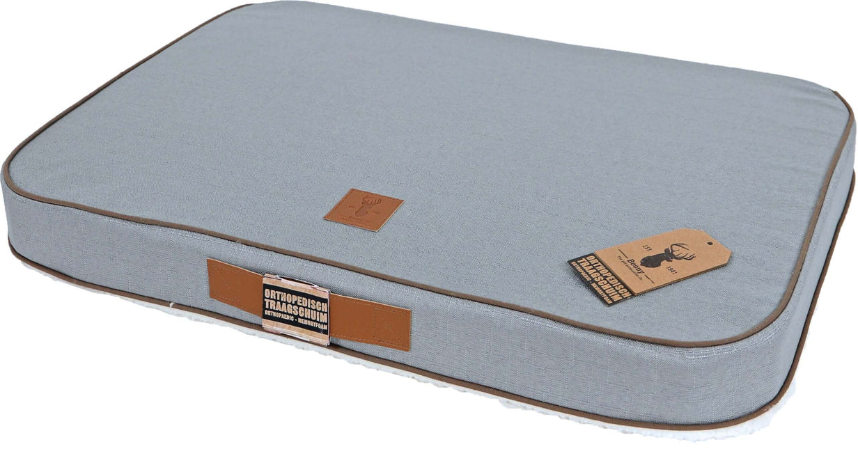 AnimalstoreXL Boony Est1941 Ligkussen Orthop. Highland Grey 70x50cm