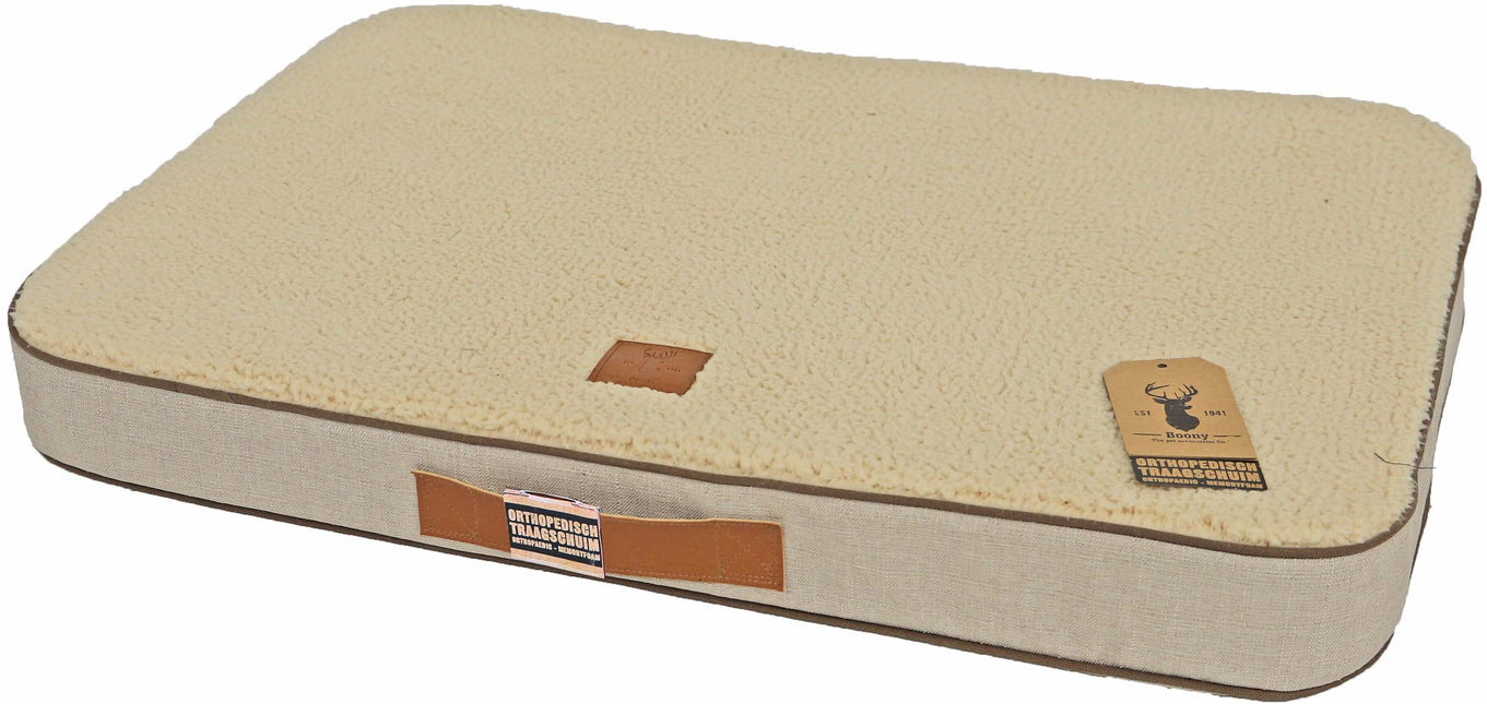 AnimalstoreXL Boony Est1941 Ligkussen Orthop. Highland Sand 70x50cm