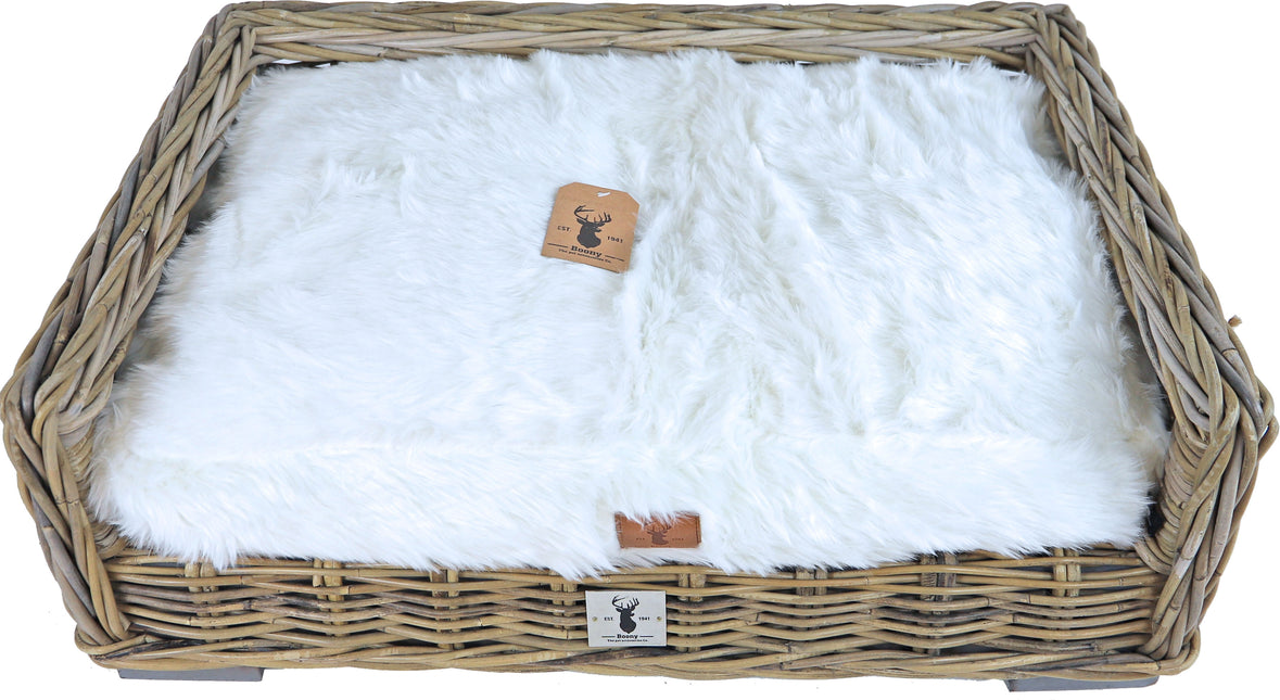 AnimalstoreXL Ligkussen Polar White 70x50cm