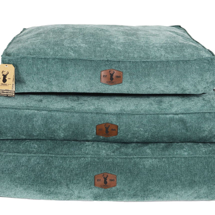 AnimalstoreXL Boony Est1941 Premium Ligkussen Orth. Emerald Green 80x60x14cm