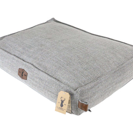 AnimalstoreXL Boony Est1941 Premium Ligkussen Orthop. Sand Grey 80x60x14cm