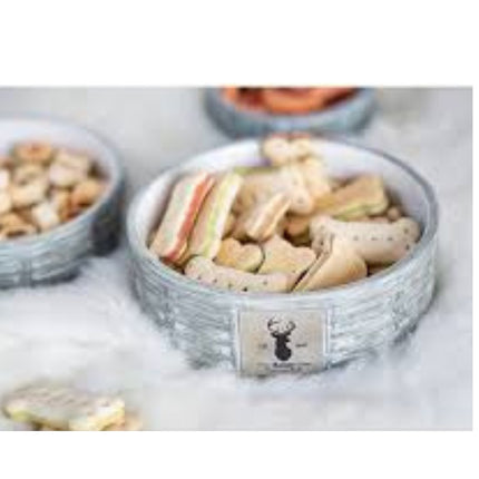 Boony Est 1941 Fressnapf Stein Korb Grau 12cm