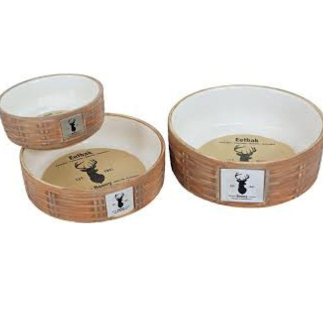 Boony Est 1941 Fressnapf Stein Korb Sand 12cm