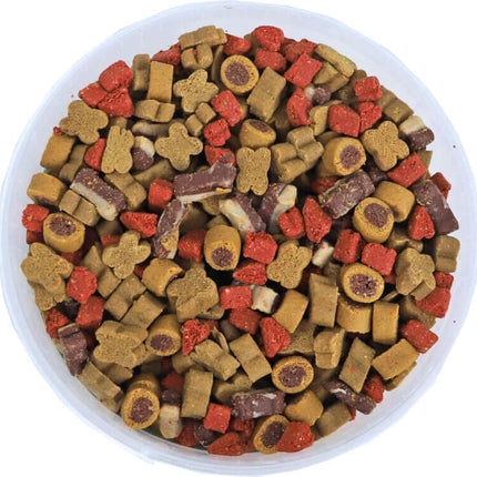 Boony Semi Moist Emmer Überraschung - Mini Herz - Fleisch - Knochen Mischung 1,8kg