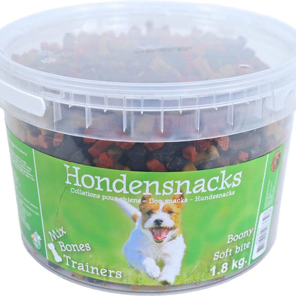 Boony Semi Moist Emmer Überraschung - Mini Herz - Fleisch - Knochen Mischung 1,8kg