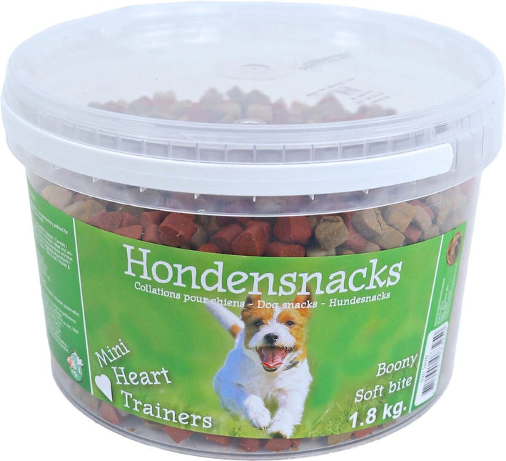 Boony Semi Moist Emmer Überraschung - Mini Herz - Fleisch - Knochen Mischung 1,8kg