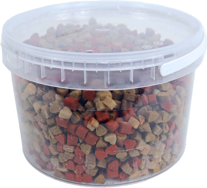 Boony Semi Moist Emmer Überraschung - Mini Herz - Fleisch - Knochen Mischung 1,8kg