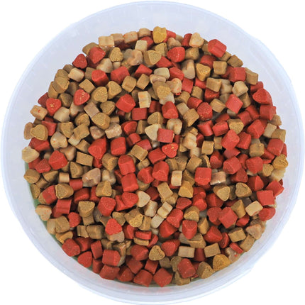 Boony Semi Moist Emmer Überraschung - Mini Herz - Fleisch - Knochen Mischung 1,8kg