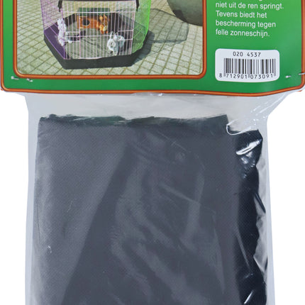 Bodenabdeckung für Drahtzaun Schwarz