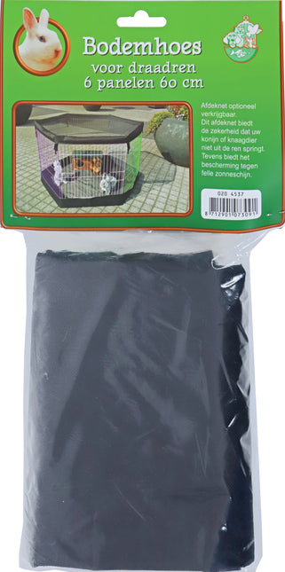 Bodenabdeckung für Drahtzaun Schwarz